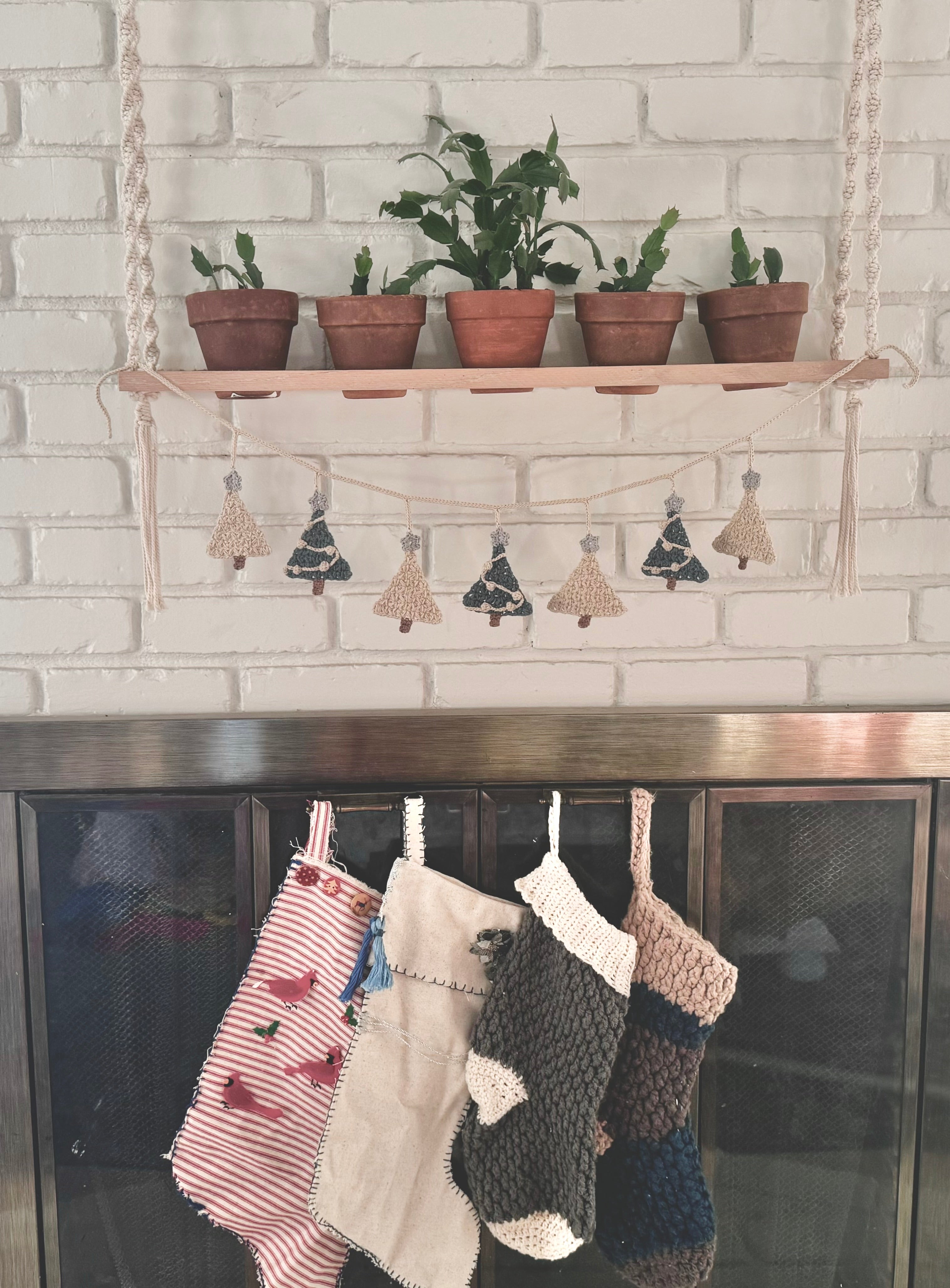 Christmas Tree Garland Crochet Pattern