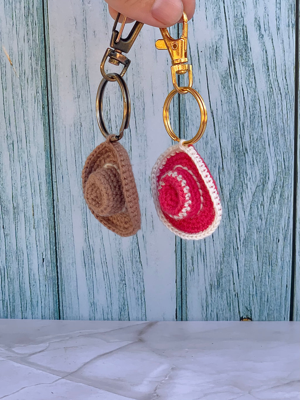 Cowboy Hat Keychain Crochet Pattern