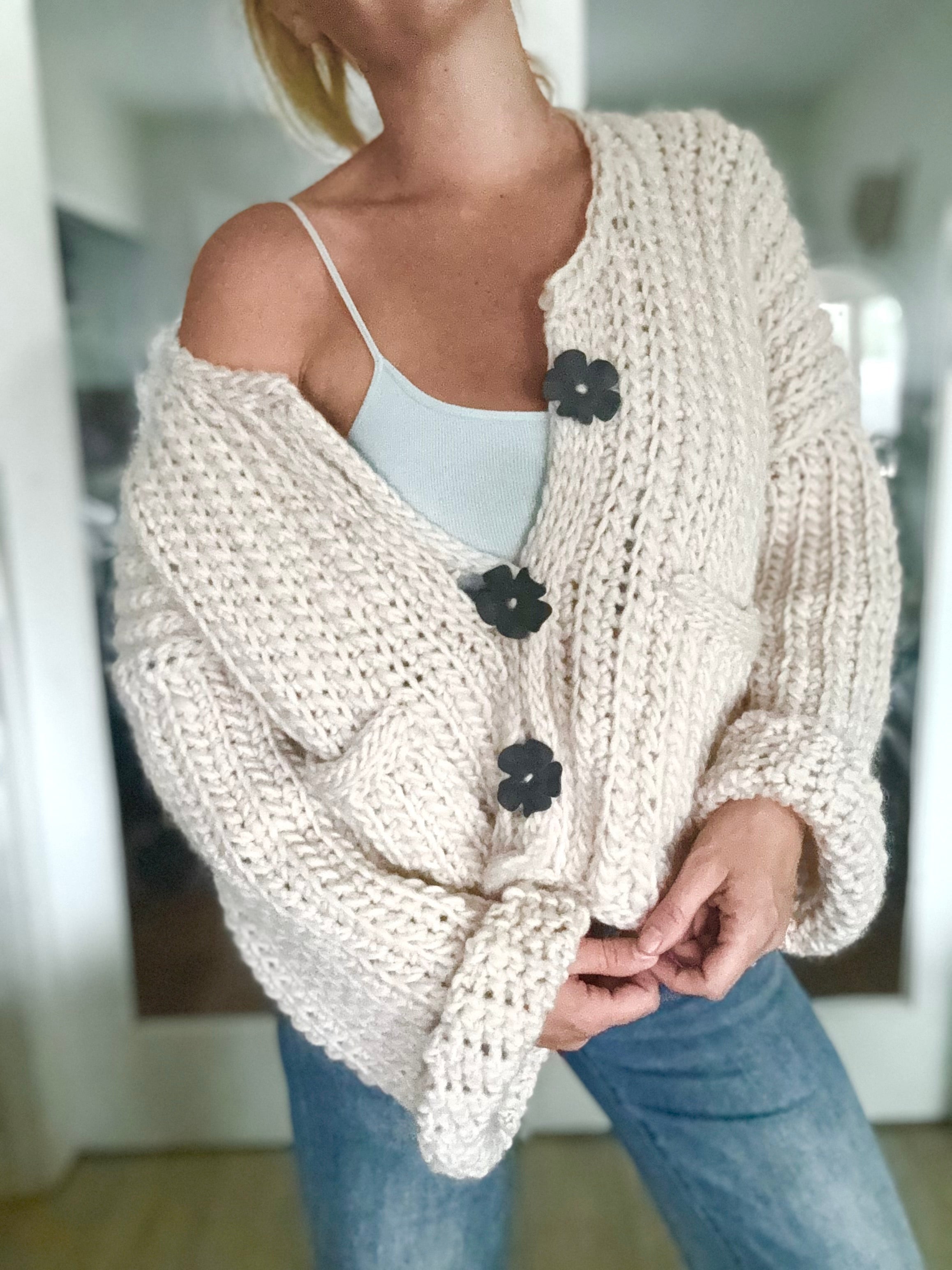Chunky Cardigan Crochet Pattern