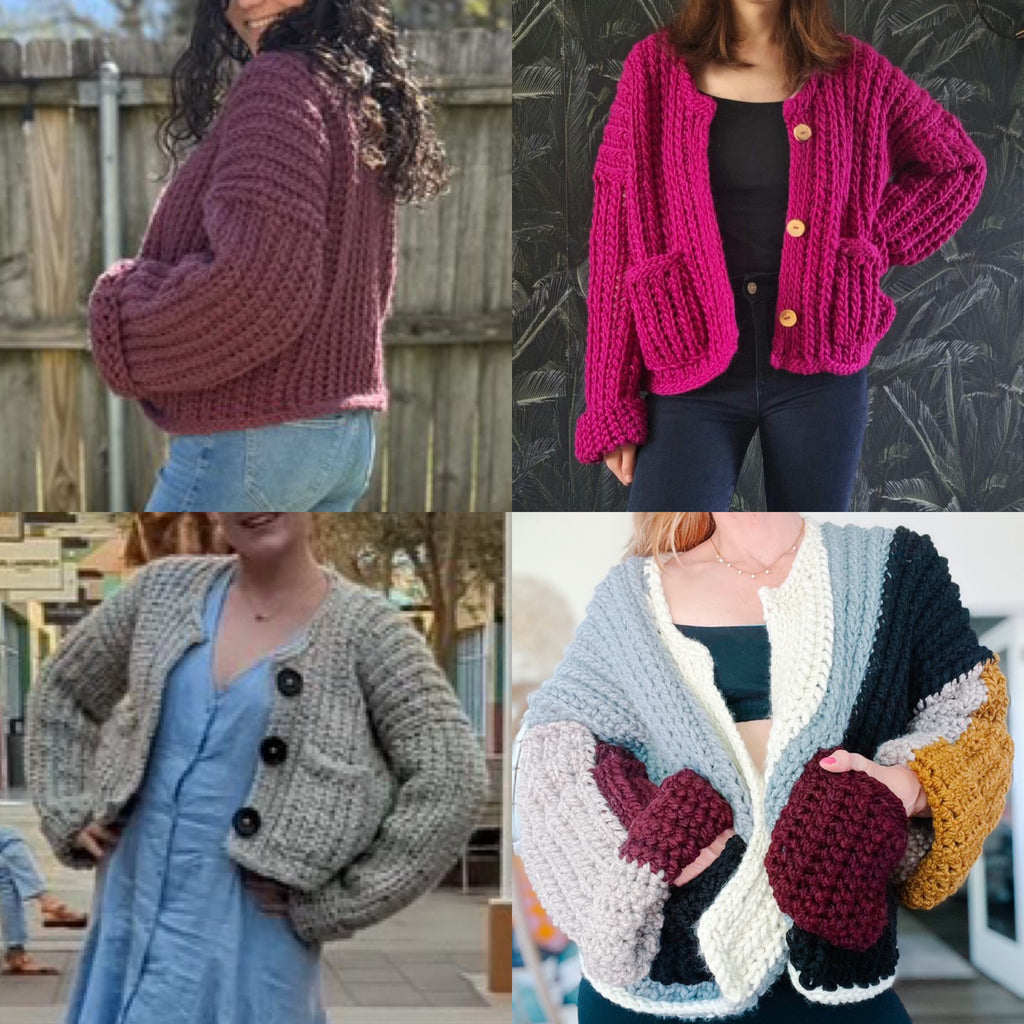 Chunky Cardigan Crochet Pattern