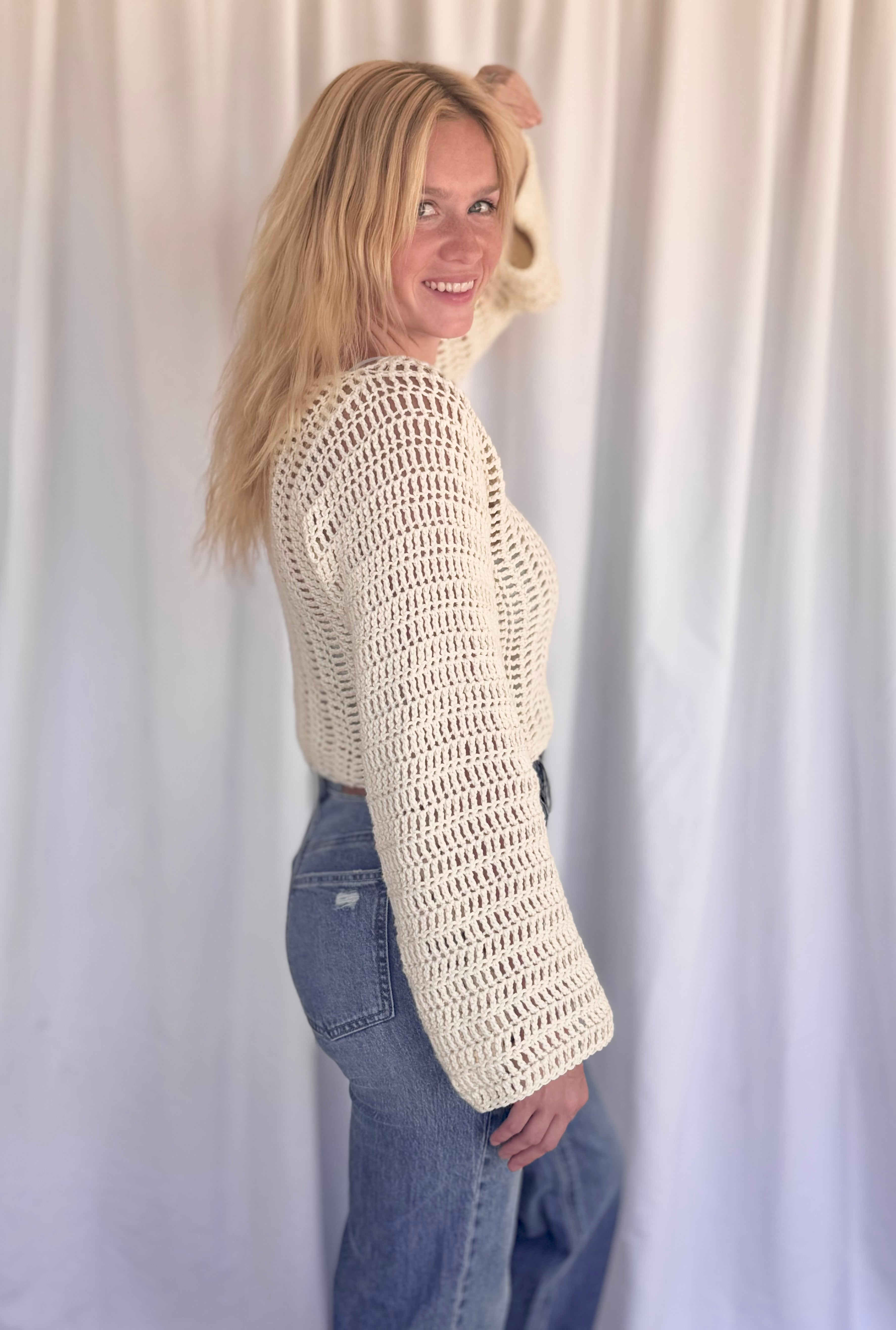 Cuff to Cuff Sweater & Dress Crochet Pattern