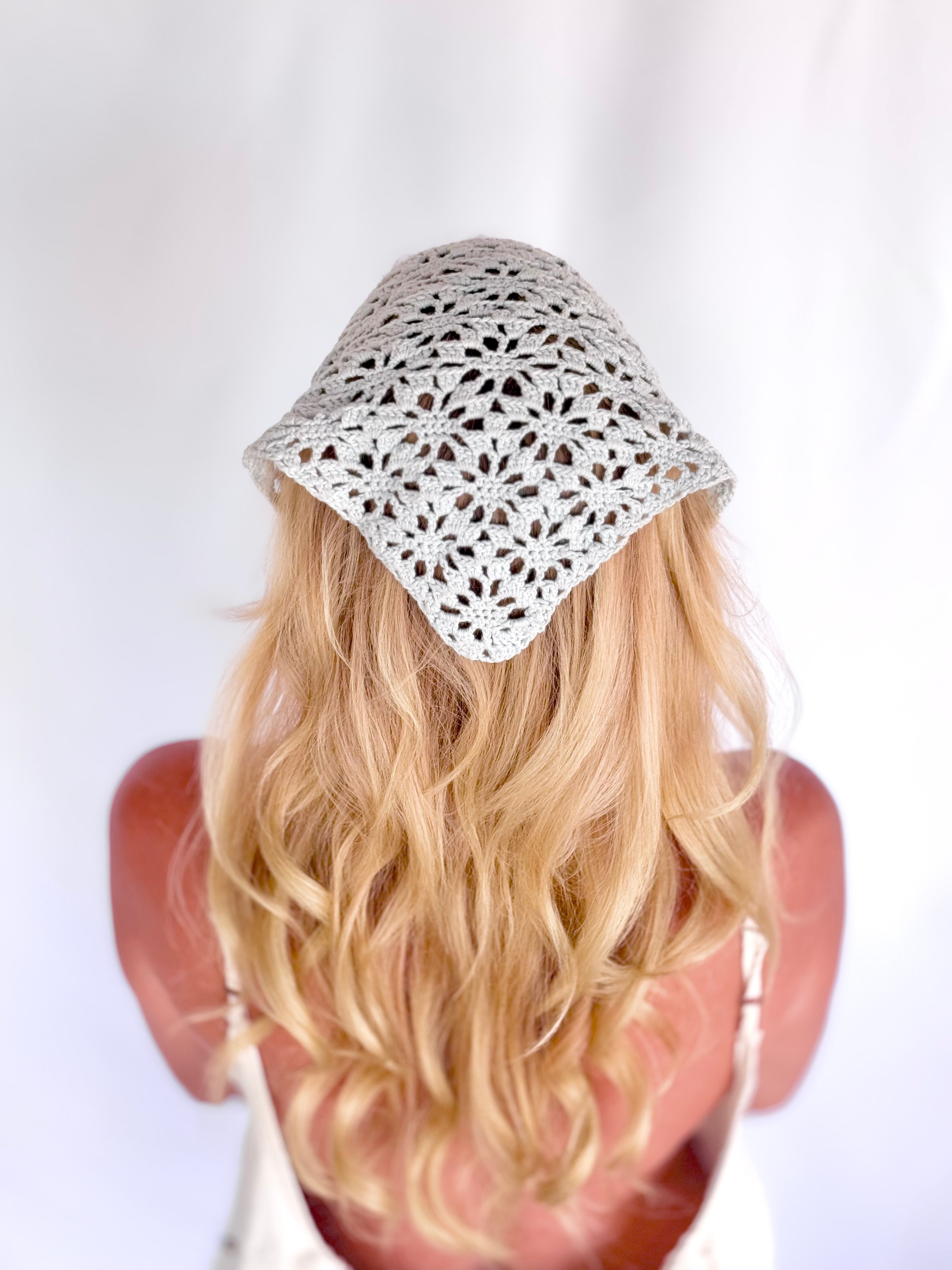 Floral Bandana Crochet Pattern