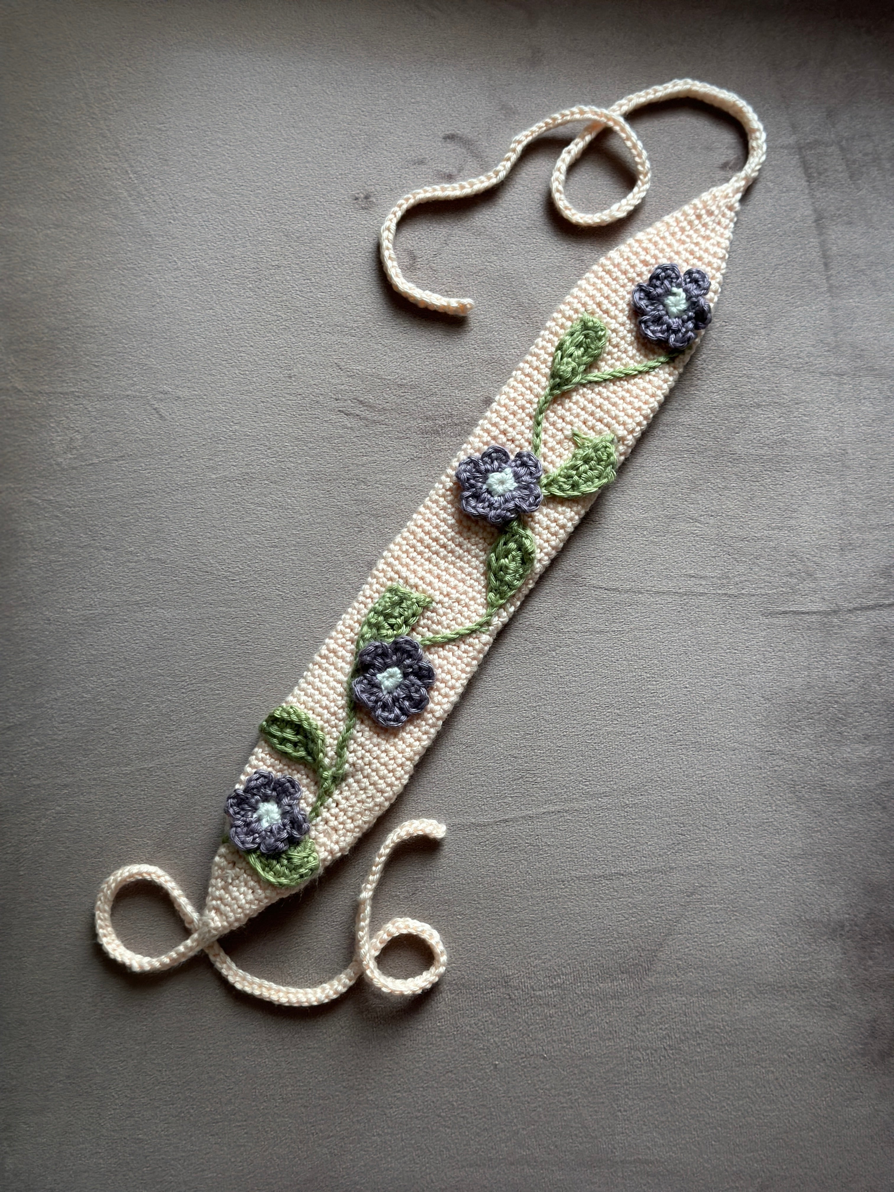 Flower Headband Crochet Pattern