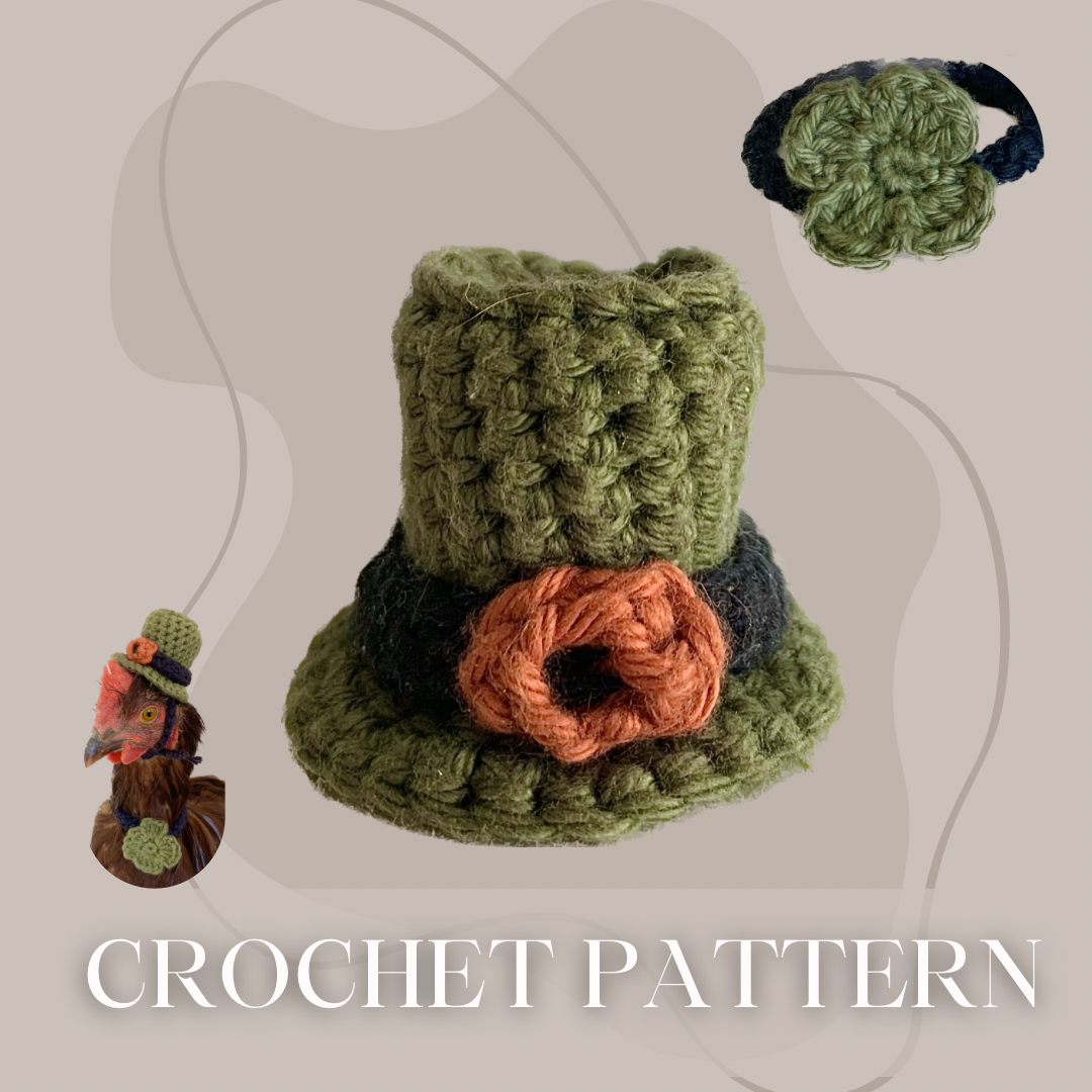 Chicken Hats Crochet Pattern