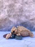 Horned Toad No-Sew Crochet Pattern
