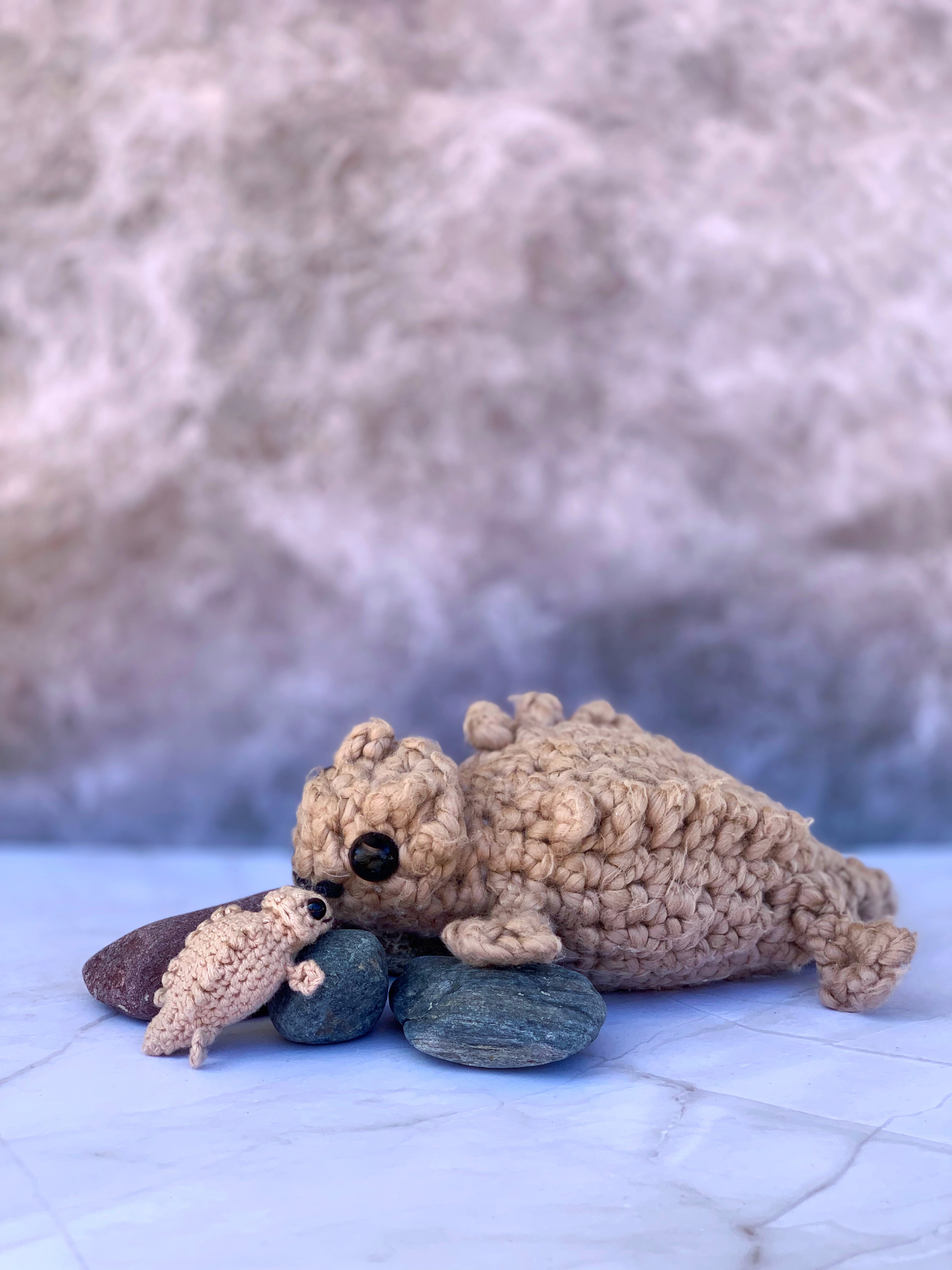 Horned Toad No-Sew Crochet Pattern