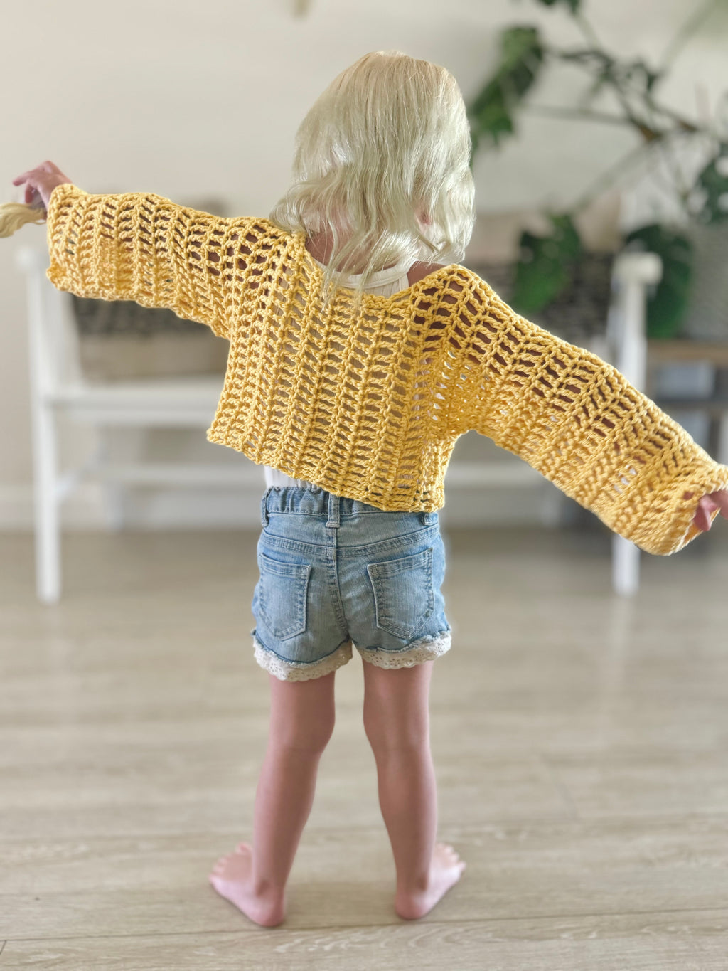 Kids Cuff to Cuff Sweater & Dress Crochet Pattern