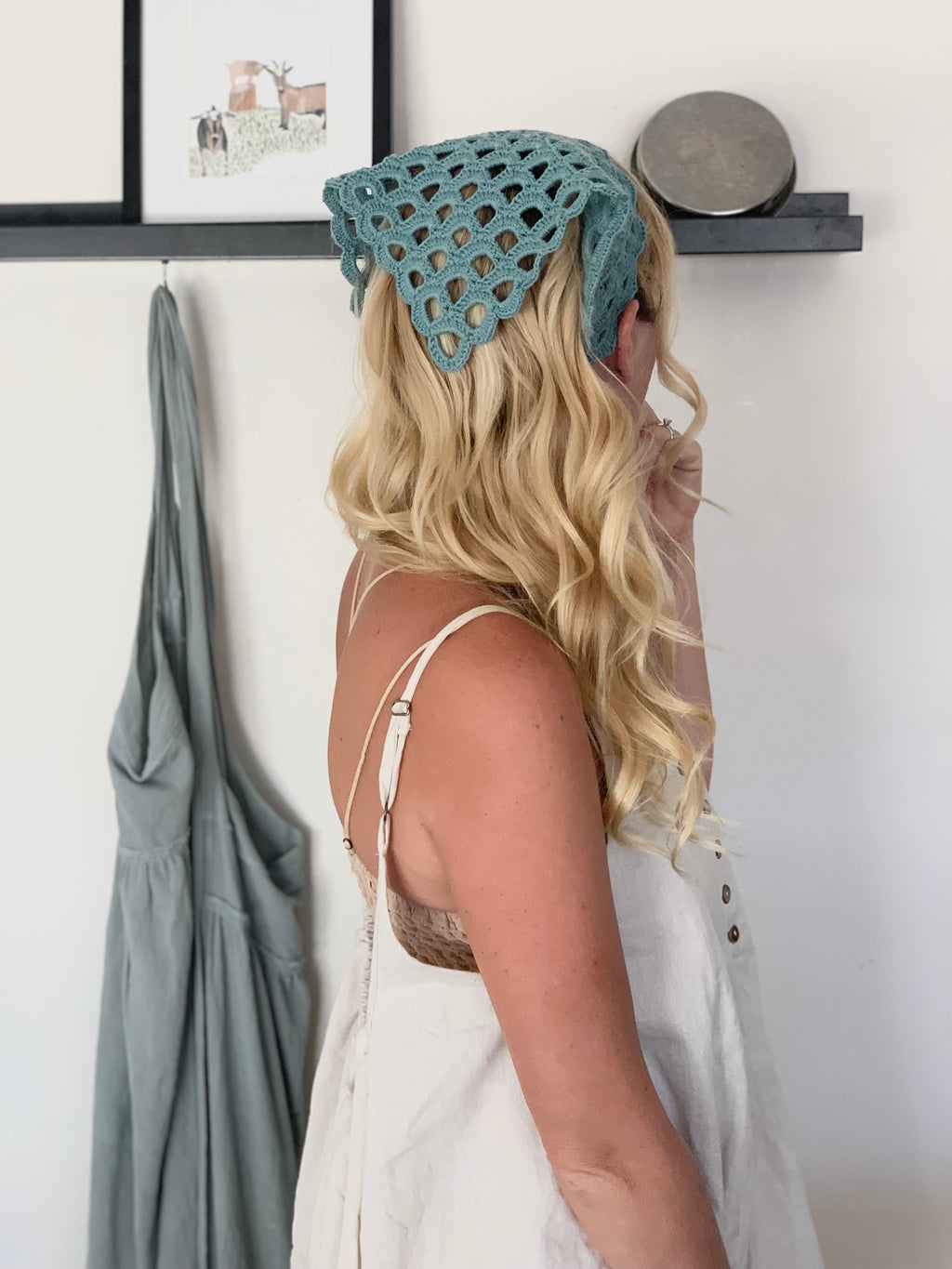 Shell Bandana Crochet Pattern