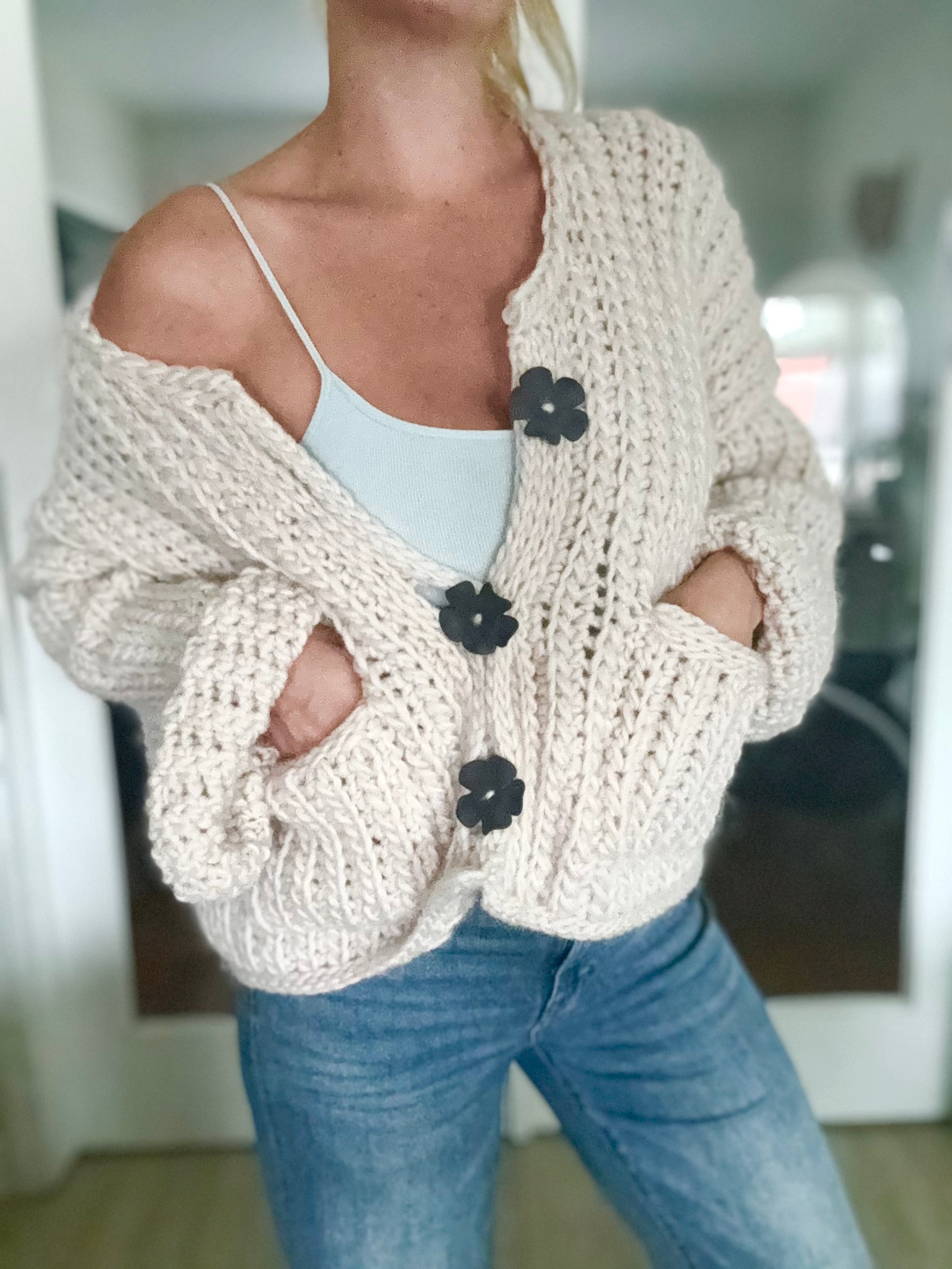 Chunky Cardigan Crochet Pattern