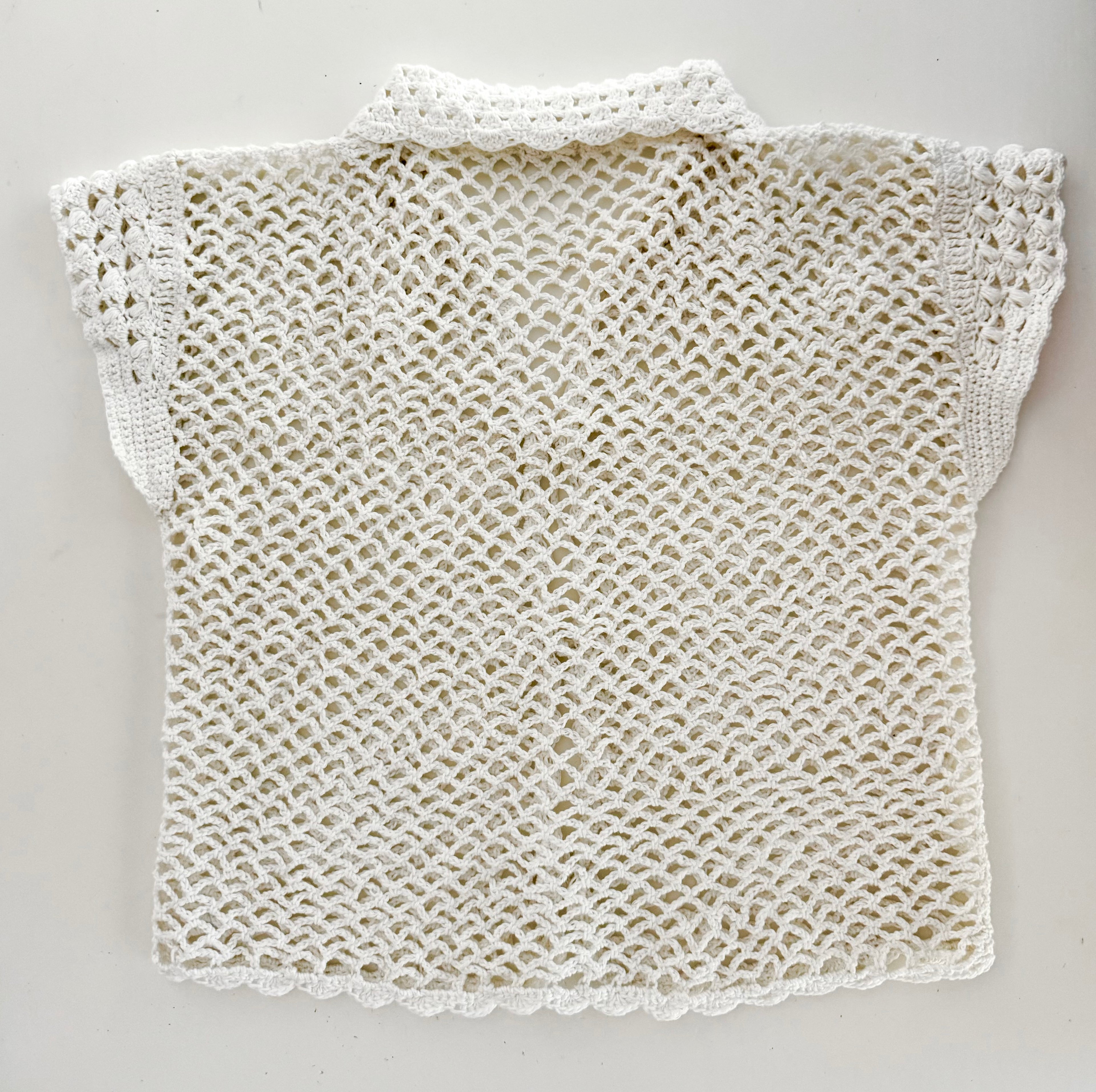 Mesh Tie Top Crochet Pattern