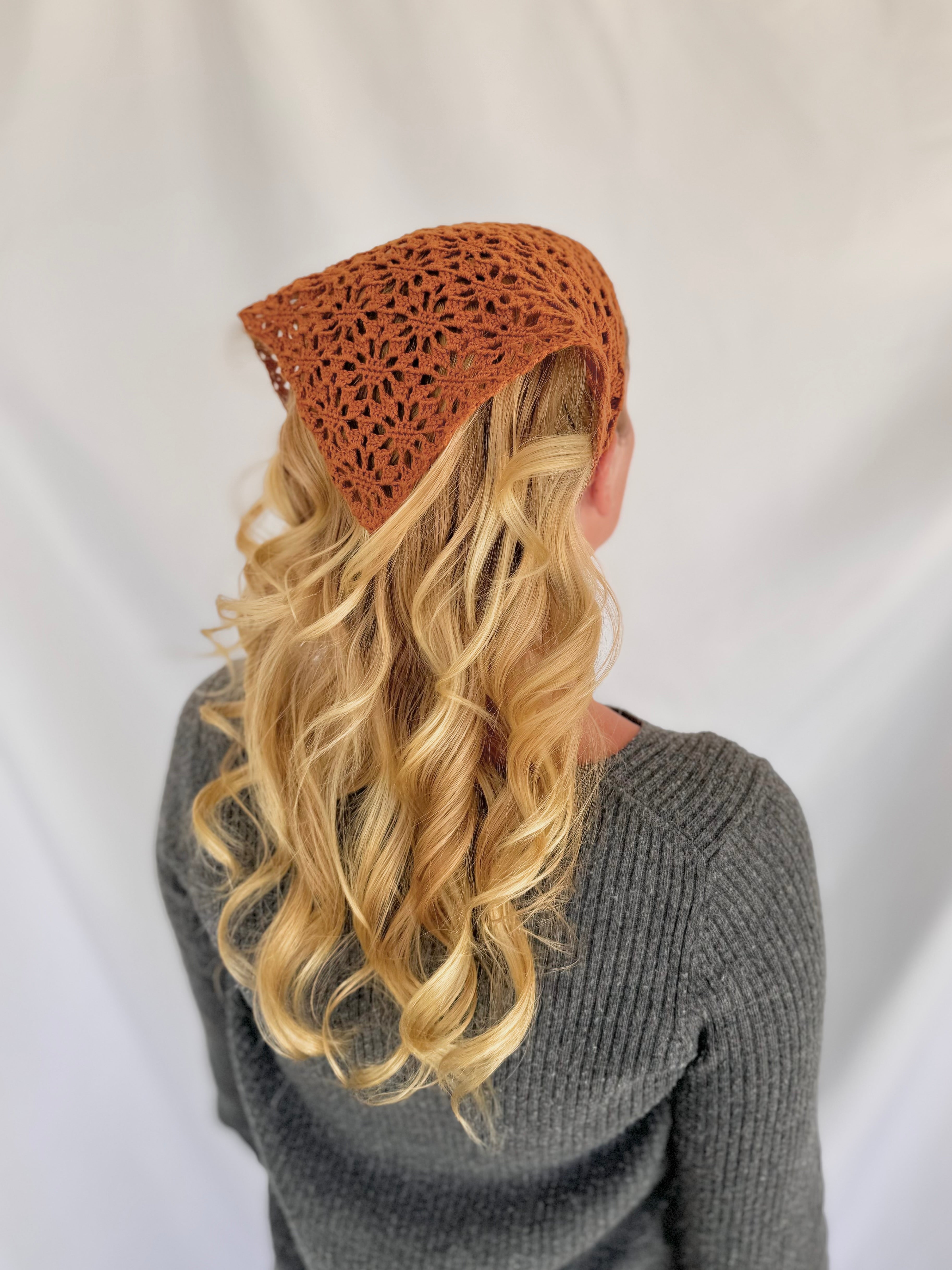 Floral Bandana Crochet Pattern