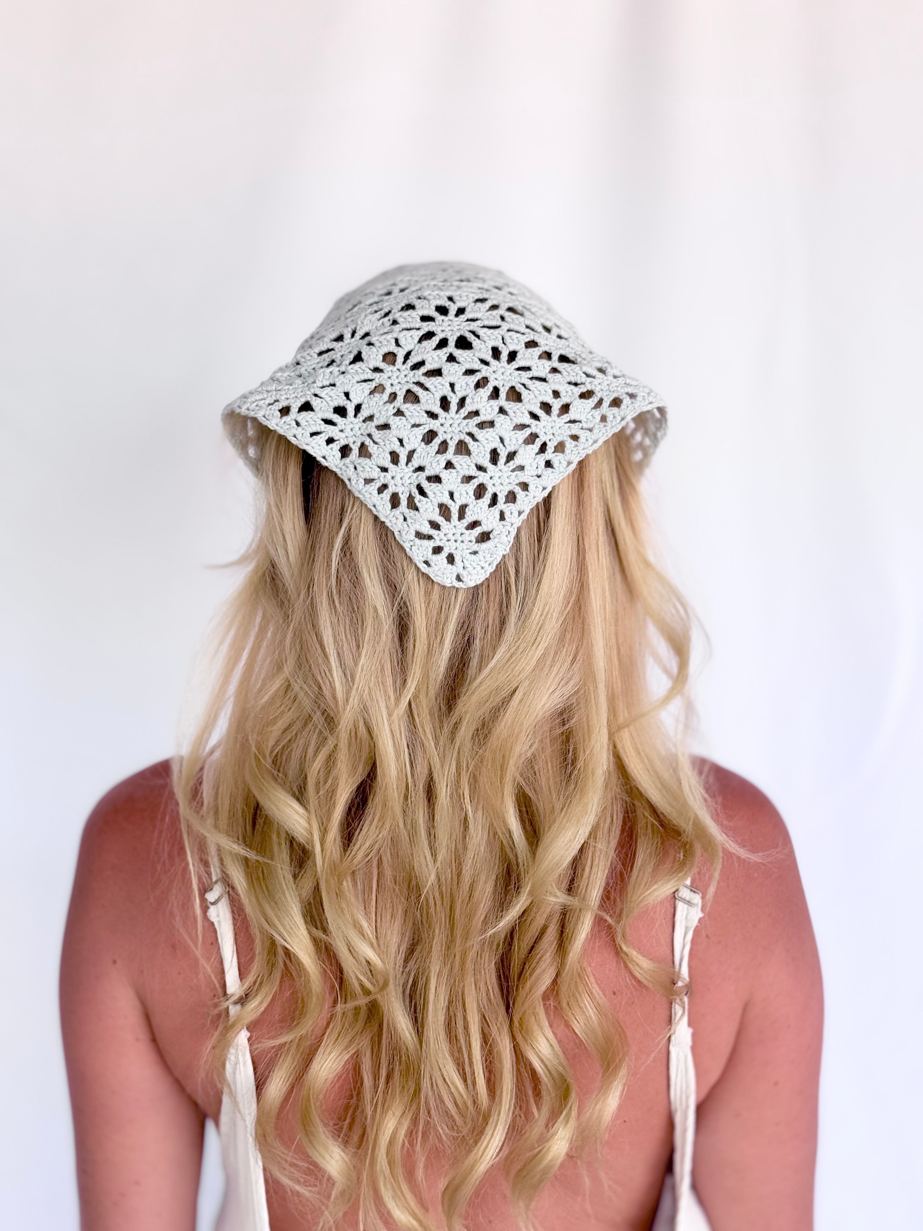 Floral Bandana Crochet Pattern