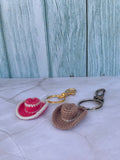 Cowboy Hat Keychain Crochet Pattern