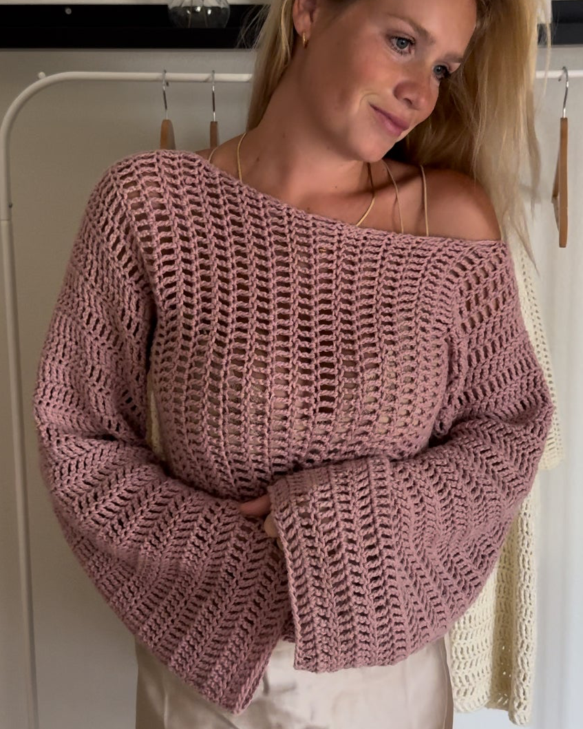 Cuff to Cuff Sweater & Dress Crochet Pattern